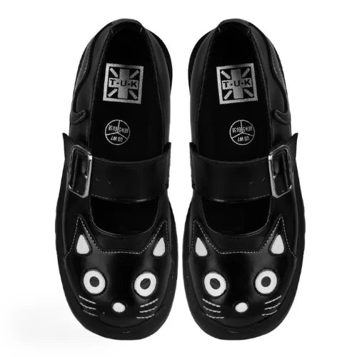 Midnight Cat Mary Janes
